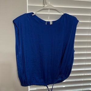 Royal blue boutique shirt